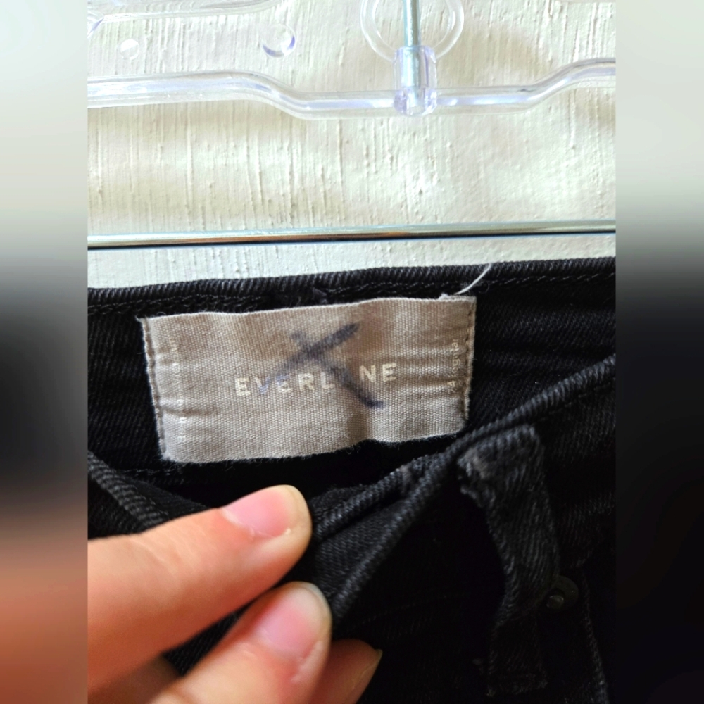 Everlane Normcore Classic Black Women's Skinny Leg Jeans 24 Regular - Picture 3 of 10